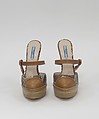 Ensemble, Prada (Italian, founded 1913), (a) cotton, metal, (b) cotton, mother-of-pearl, metal, (c, d) cotton, metal, (e) cotton, metal, (f) cotton, mother-of-pearl, (g, h) cotton, (i, j) snakeskin, leather, Italian